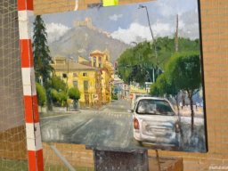 Concurso de Pintura al aire Libre en Mula 2011